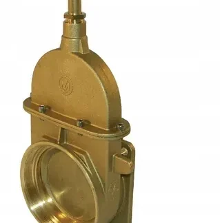 4000075 Zasuwa płytowa mocowanie gwint/kołnierz 4"