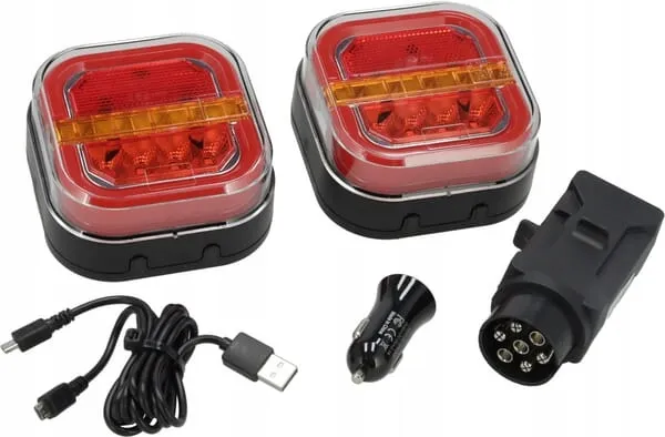 Zestaw bezprzewodowych lamp tylnych LED LA60040R 2 Zestaw bezprzewodowych lamp tylnych LED LA60040R - obrazek 2